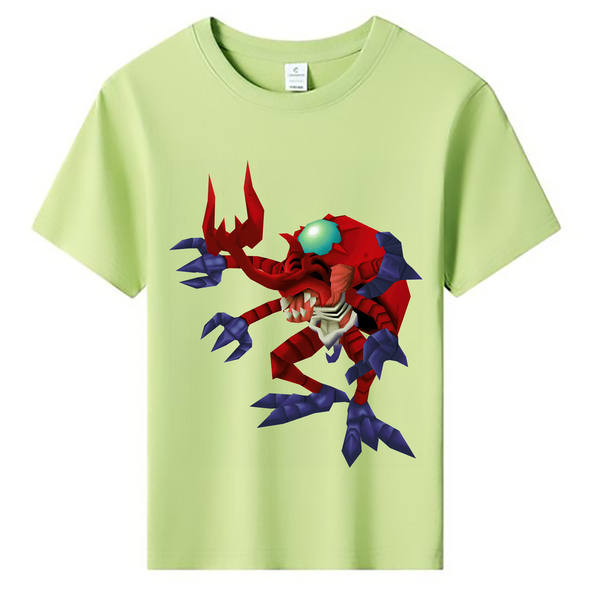 （画像用） Digimon デジタルモンスター/デジモン 綿100％キッズTシャツ（フロントプリント）